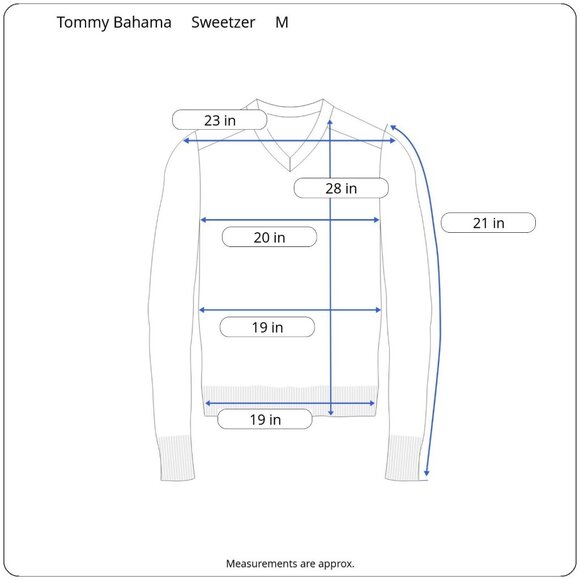 Tommy Bahama Womens Sweetzer V Neck Pullover Loose Knit Sweater Brown Size M - Picture 3 of 11